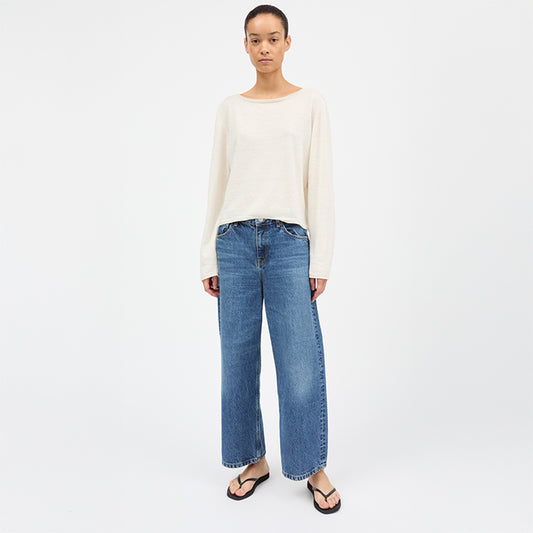 Taylor Cropped jeans | Slouchy Blue