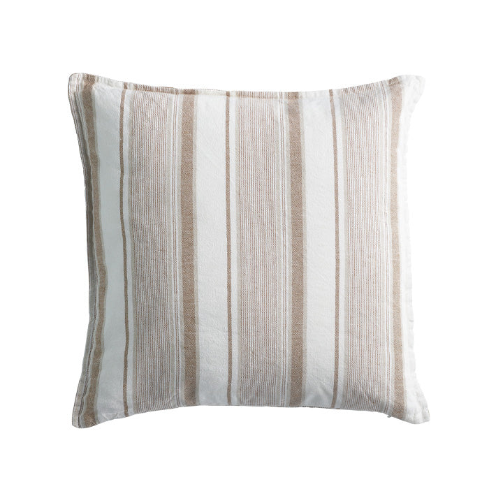 Lico stribet pude 50x50 | Hvid