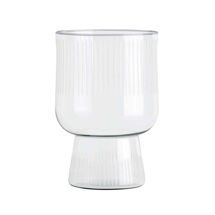 Facet glasvase | Stor