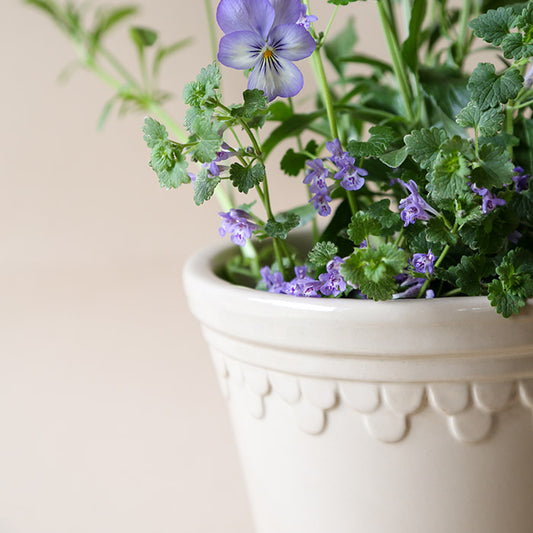 Glaseret Københavner potte | Sand Stone