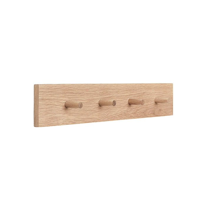 Knagerække | 4 kroge | Eg