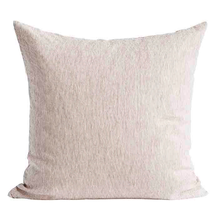 Linpin pudebetræk 60x60 | Terracotta