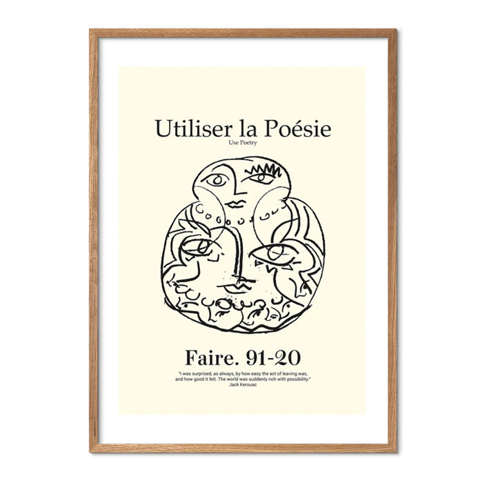 Utiliser la Poésie plakat