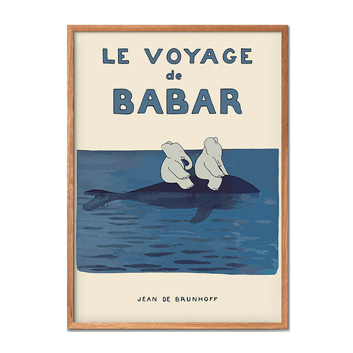 Barbar Whale plakat, 50x70