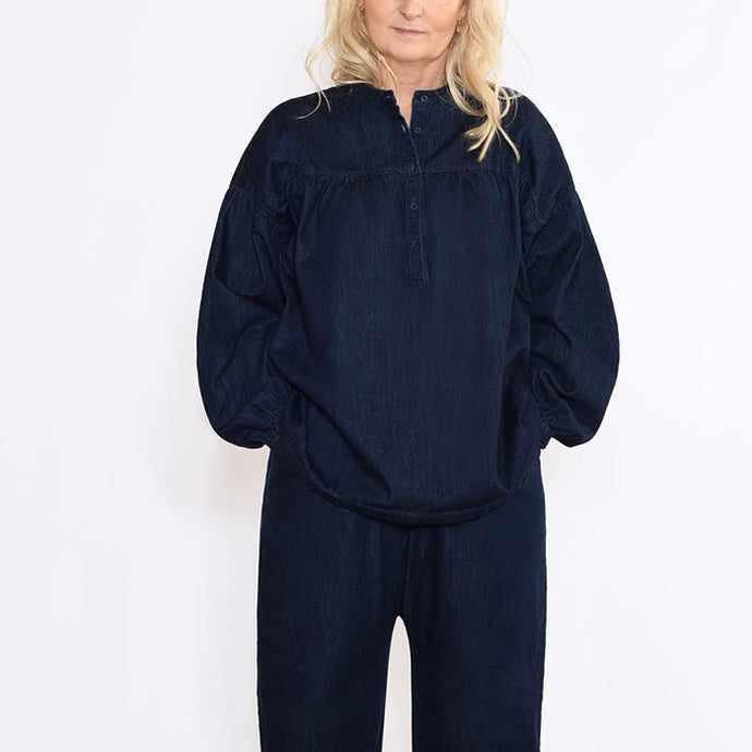Paris skjorte, Mørk denim