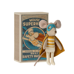 Superhelte-mus i æske