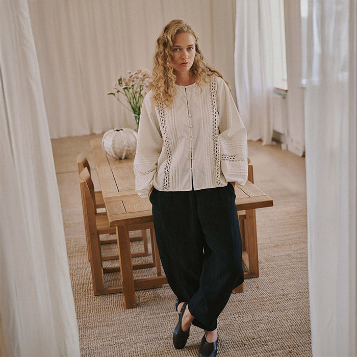 Billie Barrel pant | Sort