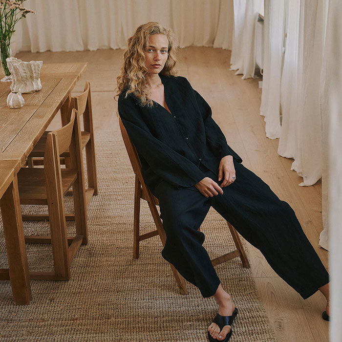 Billie Barrel pant | Sort