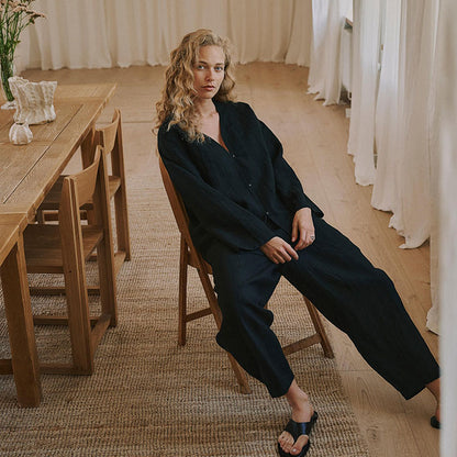 Billie Barrel pant | Sort