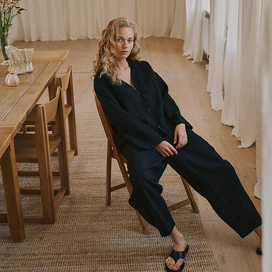 Billie Barrel pant | Sort