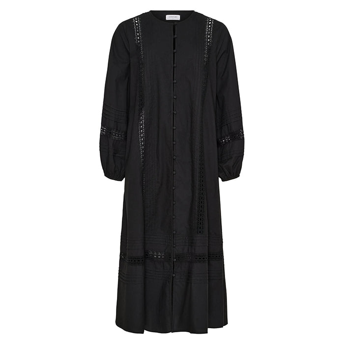 Lily Shirt Dress | Sort