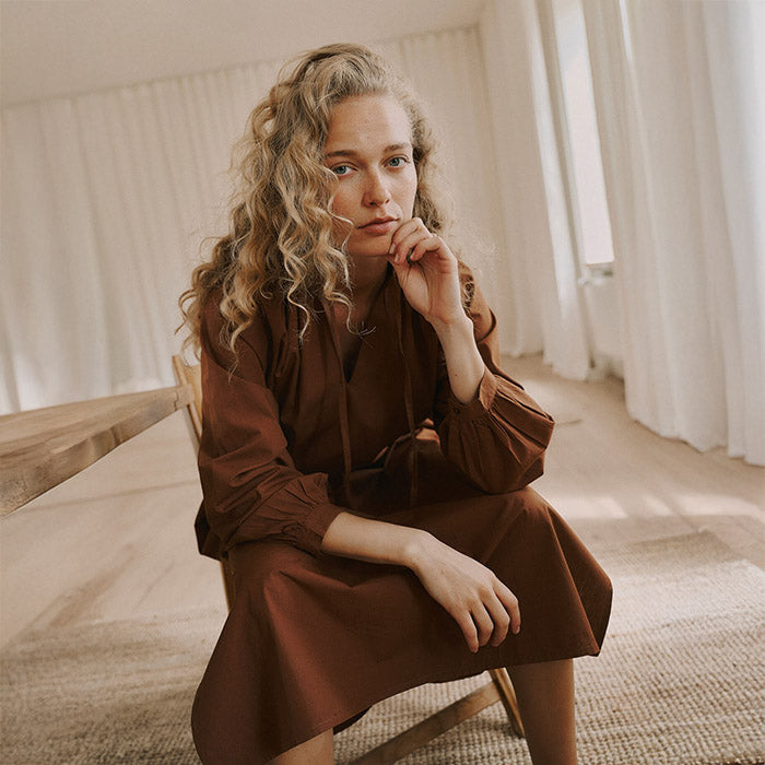 Irissa Dress | Cambridge Brown