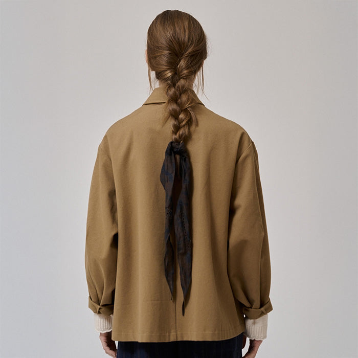 Bay Short jacket | Ermine