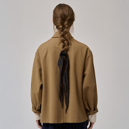 Bay Short jacket | Ermine