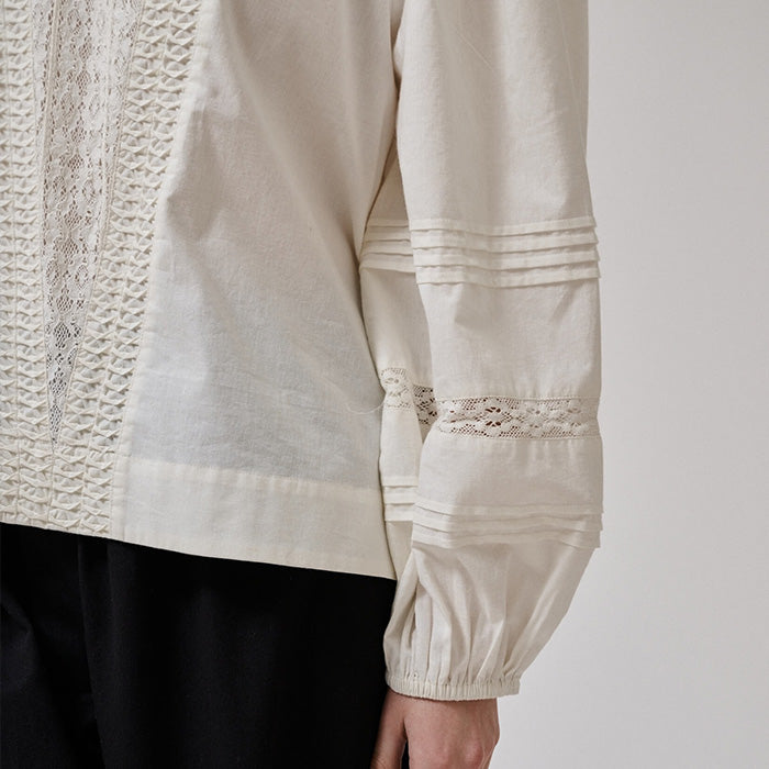 Clover Blouse | White Sand