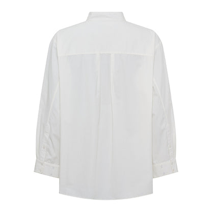 Irissa oversized skjorte | White Sand