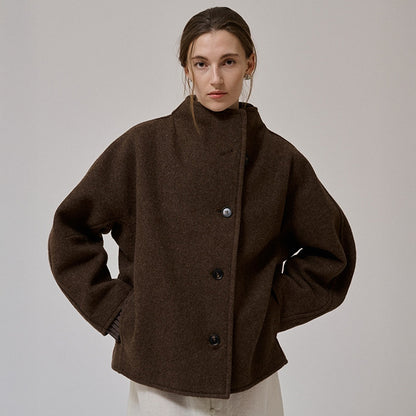 Thyme Wool Jacket | Brown Melange