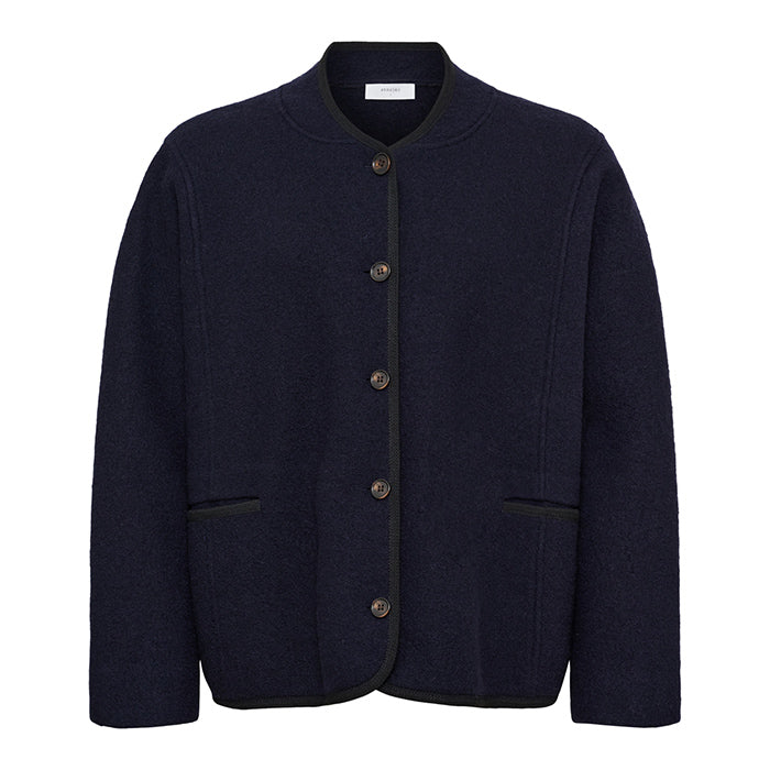 Hill Wool Jacket | Dark Navy