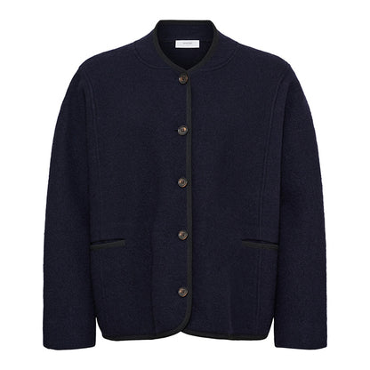 Hill Wool Jacket | Dark Navy