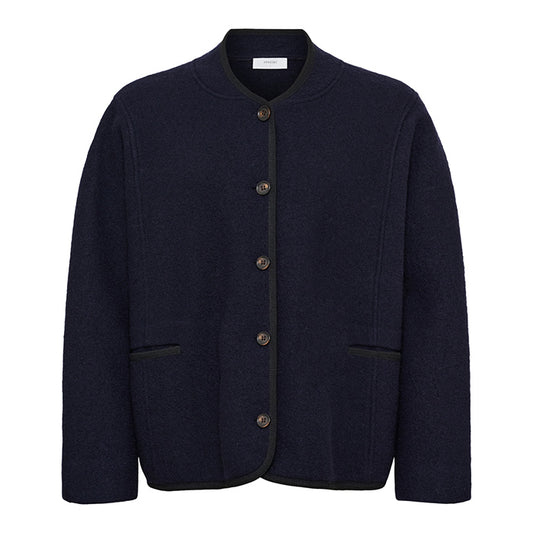 Hill Wool Jacket | Dark Navy