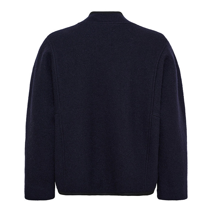 Hill Wool Jacket | Dark Navy