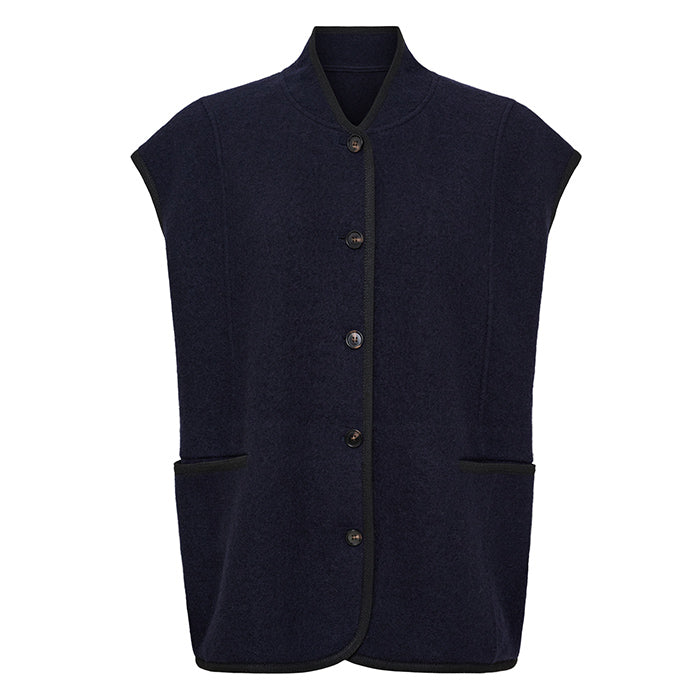 Hill Waistcoat | Dark Navy