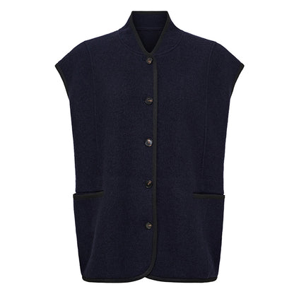 Hill Waistcoat | Dark Navy