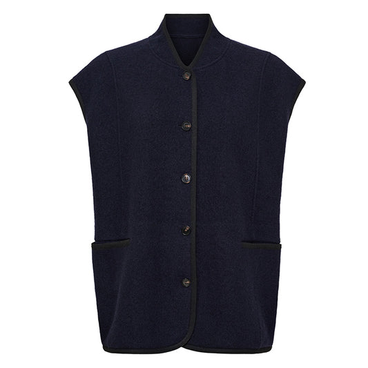 Hill Waistcoat | Dark Navy