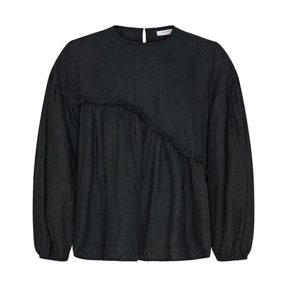 Kaya hørbluse | Sort