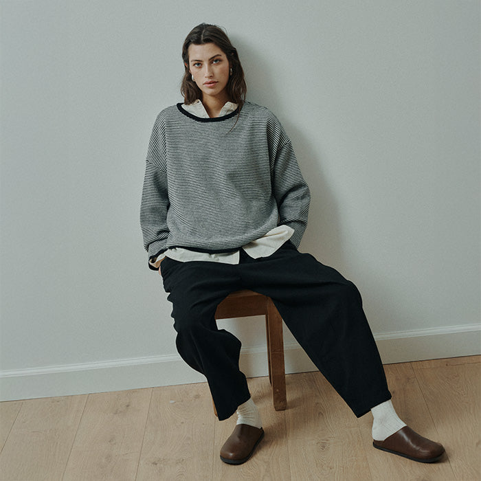 Aya Pullover | Stripe