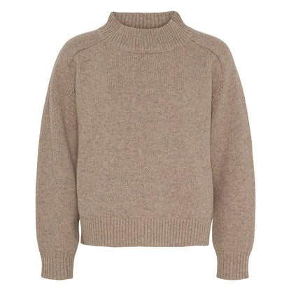 Silje Pullover | Beige Melange
