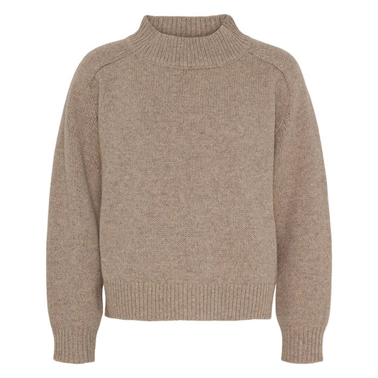 Silje Pullover | Beige Melange