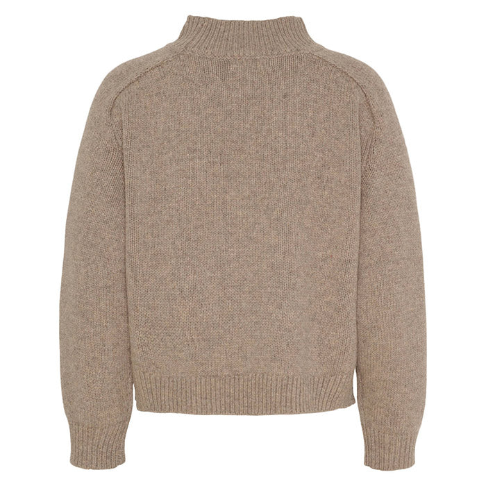 Silje Pullover | Beige Melange