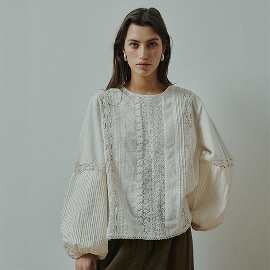 Jasmin bluse | White Sand