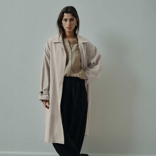 Vera Trenchcoat | Oatmeal