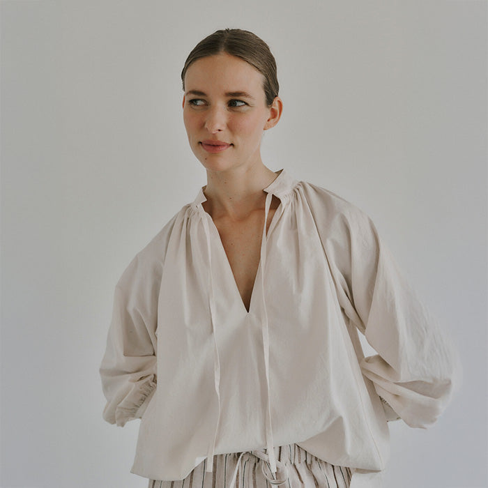 Irissa Blouse | White Sand