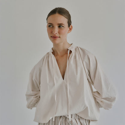 Irissa Blouse | White Sand