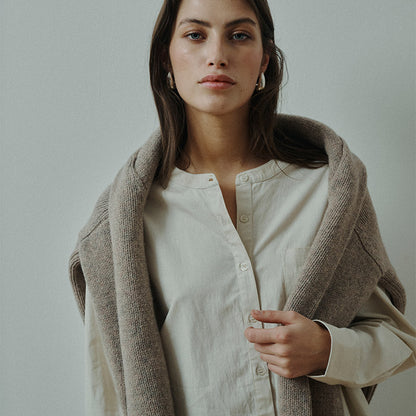 Irissa OS Shirt | Oatmeal