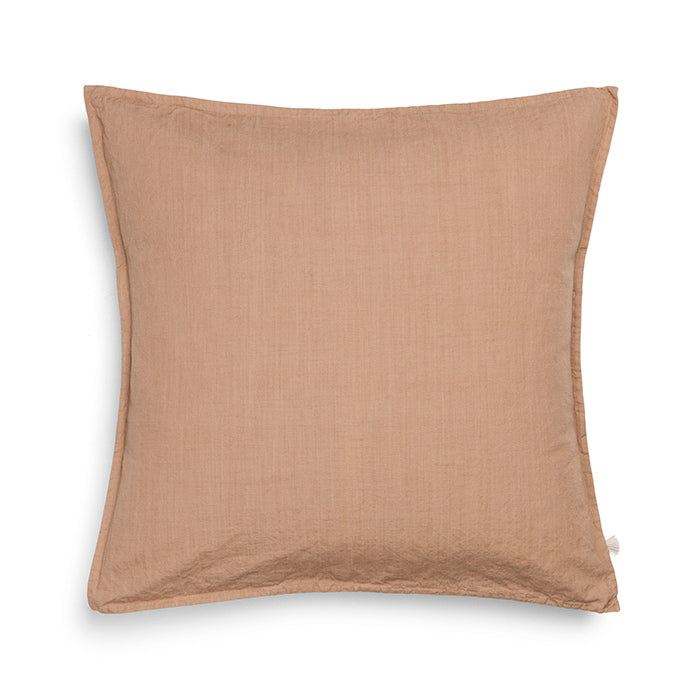 Pillow Cotton Slub 50x50, Light Tabacco