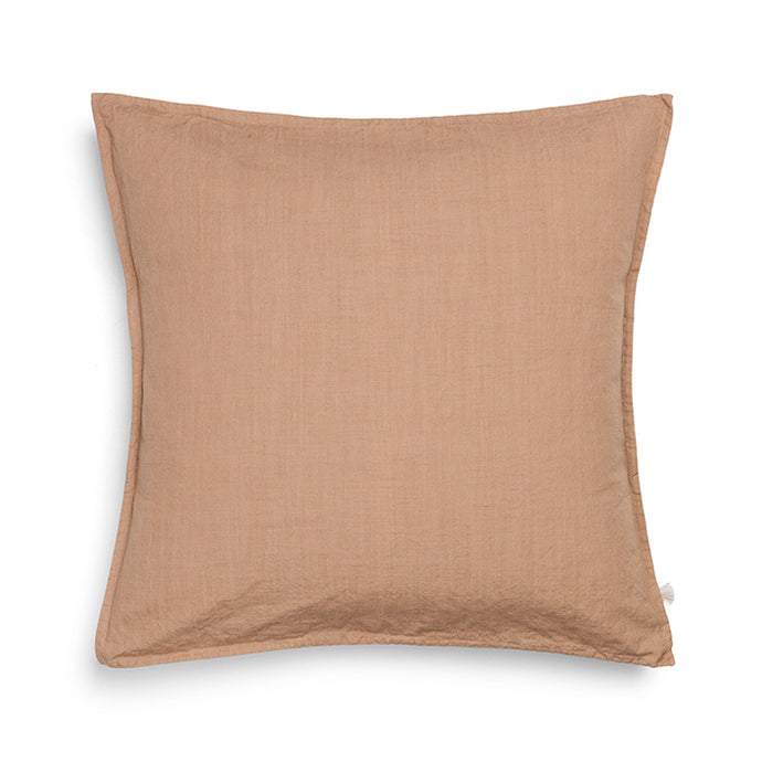 Pude - Pillow Cotton Slub, Light Tabacco