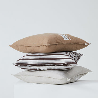 Pillow Cotton Slub 50x50, Light Tabacco