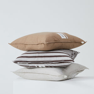 Pude - Pillow Cotton Slub, Light Tabacco