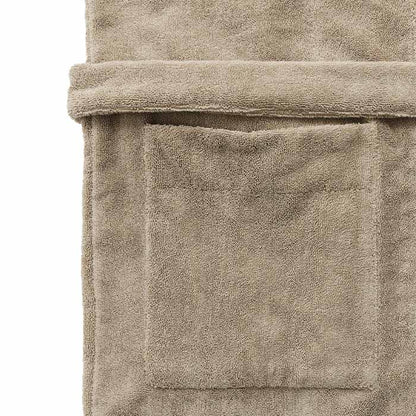 Hooded Bathrobe Terry | Dried Linen