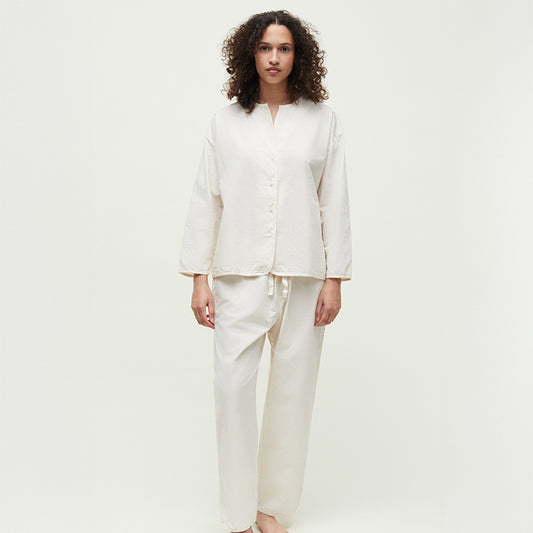 Pyjamas Poplin | Pure Ecru
