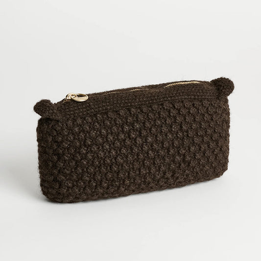 Helen Classic Clutch | Dark Brown