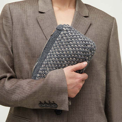 Helen Classic Clutch | Mix Stormy