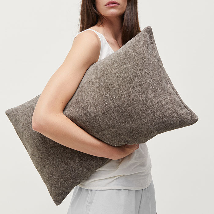 Pillow Terry Linen, Earth