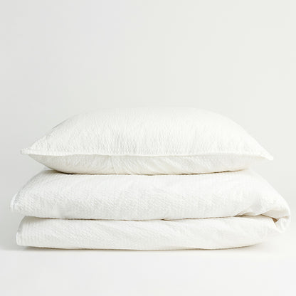 Sengetøj Seersucker | White
