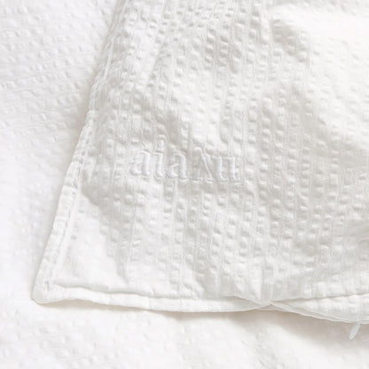Sengetøj Seersucker | White