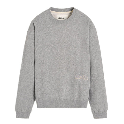 Stitched Circular Sweatshirt | Grey Melange